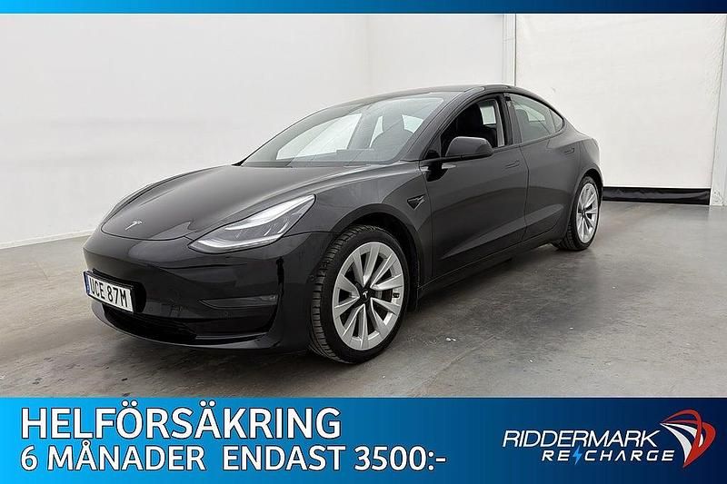 Svart Begagnad 2020 Tesla Model 3 Long Range AWD Sedan | 299 700 kr (Lite dyr) - Bild 1/3
