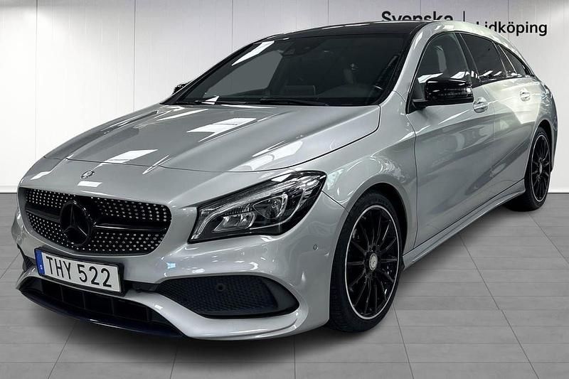 Silver Begagnad 2016 Mercedes CLA200 Shooting Brake AMG Kombi | 239 900 kr (Lite dyr) - Bild 1/4