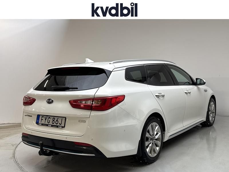 Begagnad Kia Optima Hybrid Sport 2020 Vit Sedan