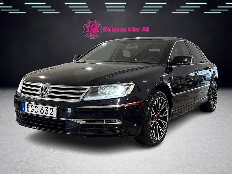 Svart Begagnad 2010 VW Phaeton Sedan | 98 900 kr - Bild 1/4