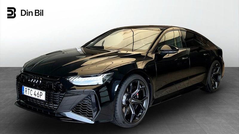 Svart Ny 2025 Audi RS7 Sportback Exclusive Halvkombi | 1 894 300 kr - Bild 1/4