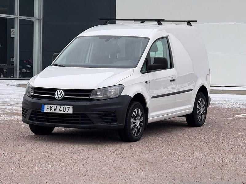 Begagnad VW Caddy 75 HK (55 kW) 2016 Vit Minibuss