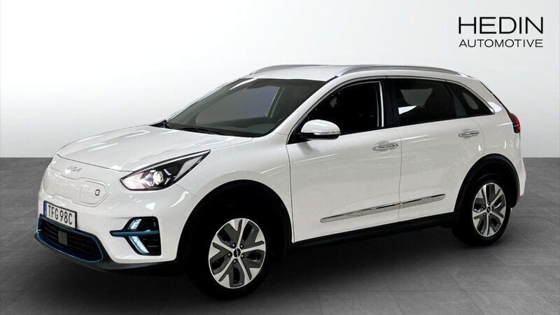 Vit (white) Begagnad 2021 Kia e-Niro Advance SUV | 264 900 kr (Marknadspris) - Bild 1/4