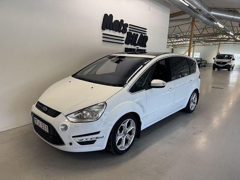 Vit Begagnad 2011 Ford S-MAX Business Edition Minibuss | 79 900 kr (Dyr) - Bild 1/4