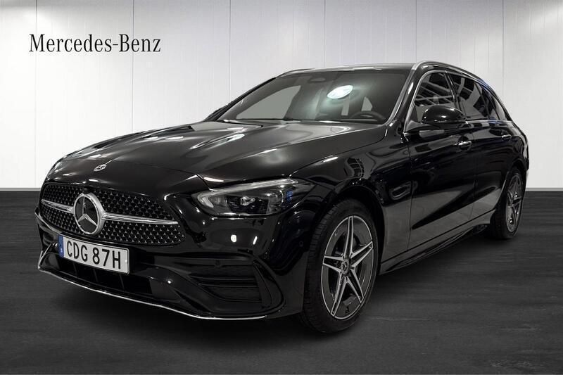 Svart (black) Begagnad 2024 Mercedes C300e Premium Kombi | 569 900 kr (Dyr) - Bild 1/4