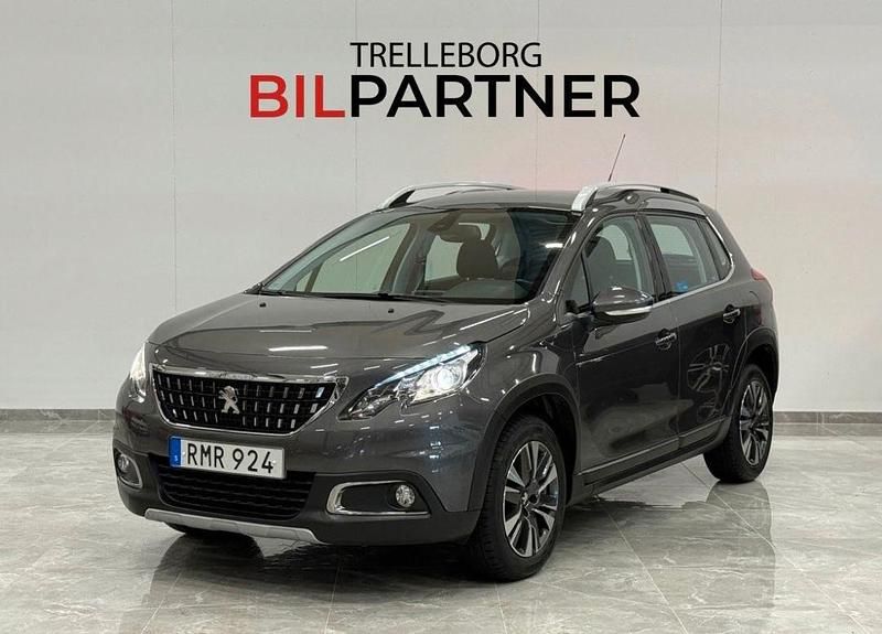 Mörkgrå Begagnad 2017 Peugeot 2008 SUV | 79 900 kr (Marknadspris) - Bild 1/4