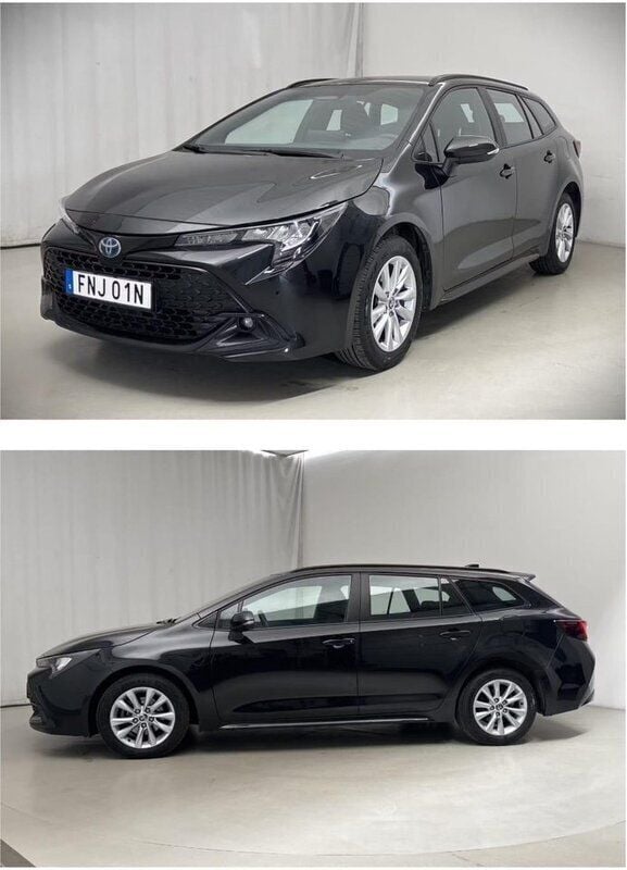 Svart Begagnad 2023 Toyota Corolla Active Kombi | 248 000 kr (Bra pris) - Bild 1/4