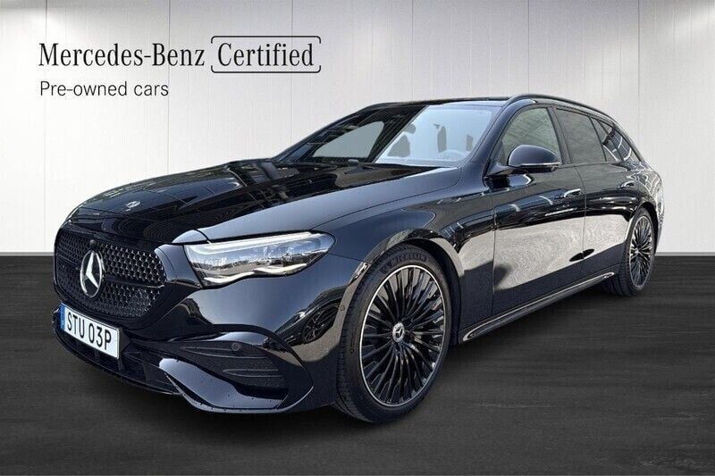 Svart (black) Begagnad 2025 Mercedes E300 Advanced Plus Kombi | 819 900 kr (Dyr) - Bild 1/4