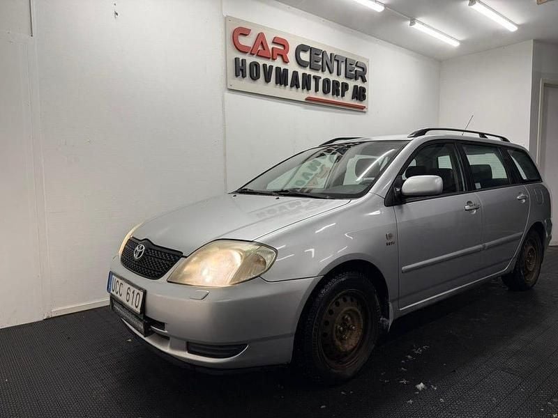 Silver Begagnad 2003 Toyota Corolla Kombi | 24 900 kr (Marknadspris) - Bild 1/4