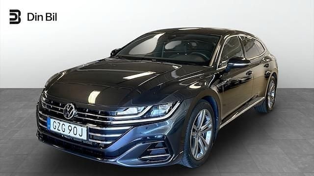 Mörkgrå Begagnad 2022 VW Arteon R-line Kombi | 339 900 kr (Marknadspris) - Bild 1/4