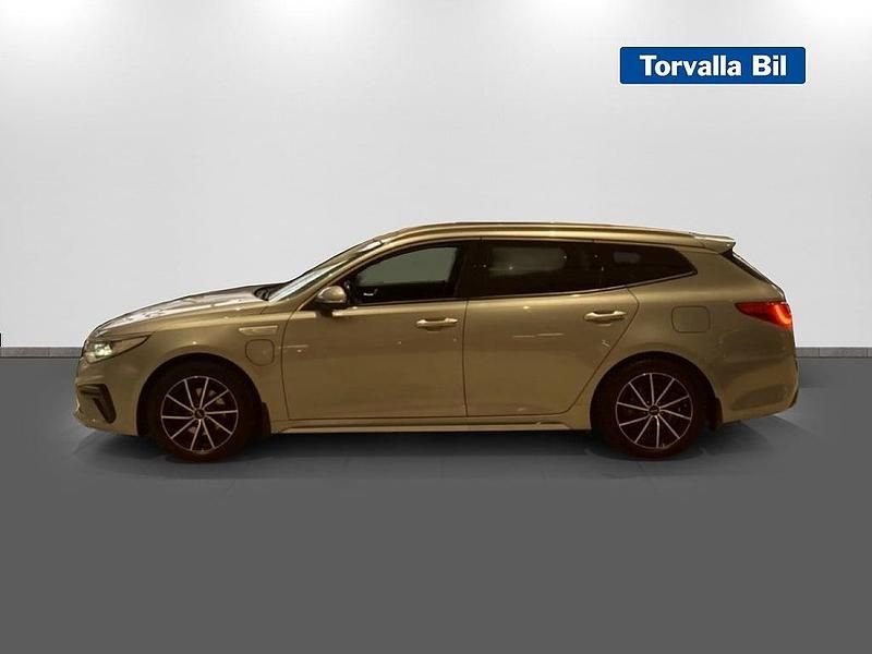 Begagnad Kia Optima Hybrid Sport 2019 Grå Sedan