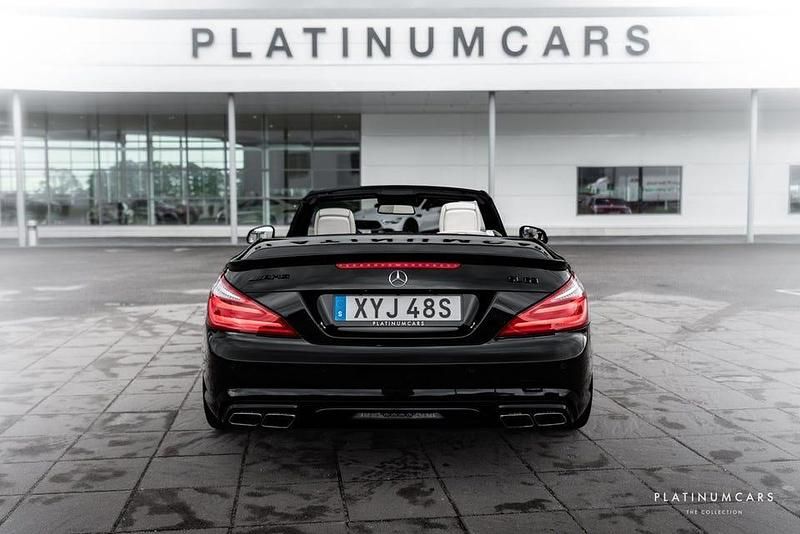 Begagnad Mercedes SL63 AMG AMG 537 HK (394 kW) 2013 Svart Cab