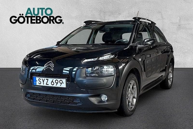 Begagnad Citroën C4 Cactus PureTech 82 HK (60 kW) 2014 Svart Halvkombi