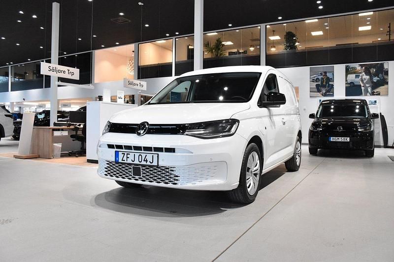Vit Ny 2025 VW Caddy Minibuss | 489 800 kr (Bra pris) - Bild 1/4