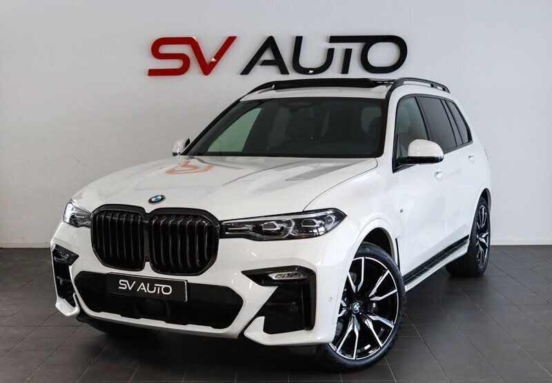 Vit Begagnad 2020 BMW X7 M Sport SUV | 819 900 kr (Marknadspris) - Bild 1/4