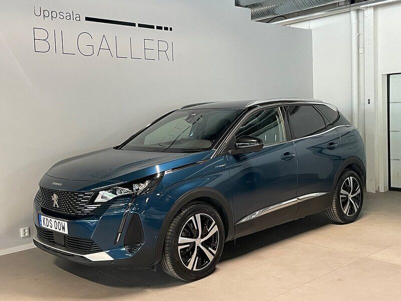 Blå Begagnad 2022 Peugeot 3008 GT SUV | 299 900 kr (Marknadspris) - Bild 1/4