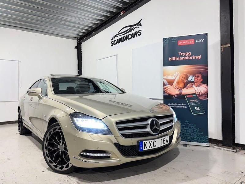 Begagnad Mercedes CLS350 265 HK (194 kW) 2011 Ljusbrun Sportkupé