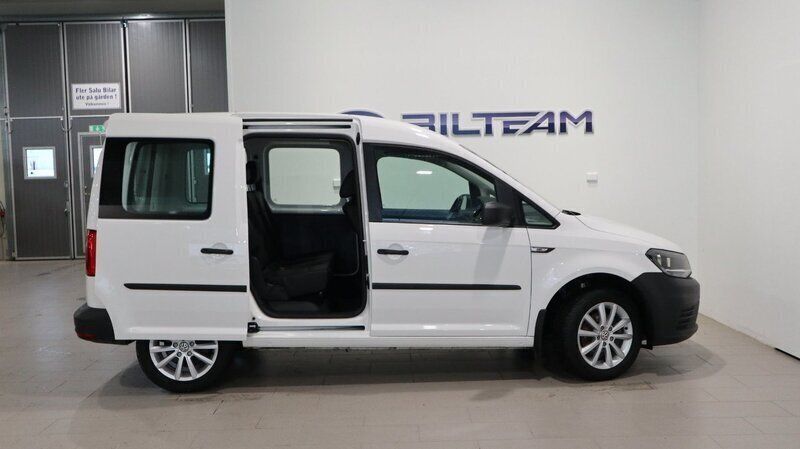 Begagnad VW Caddy Life 85 HK (62 kW) 2017 Vit Minibuss