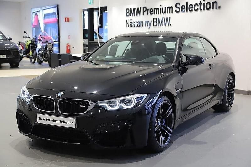 Begagnad BMW M4 Cabriolet Comfort Edition 431 HK (317 kW) 2018 Svart Cab