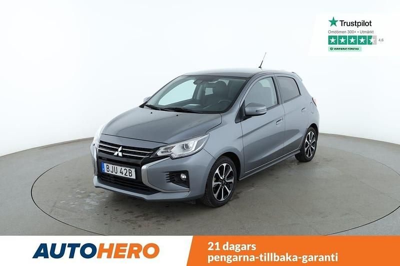 Grå Begagnad 2020 Mitsubishi Space Star Kombi | 119 000 kr - Bild 1/4