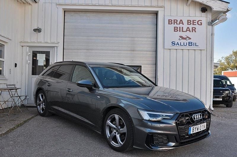 Grå Begagnad 2024 Audi A6 S-Line Kombi | 499 000 kr (Marknadspris) - Bild 1/4