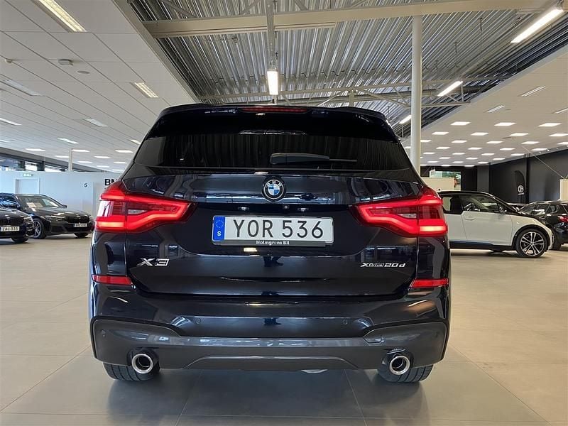 Begagnad BMW X3 M Sport 191 HK (140 kW) 2018 Svart SUV