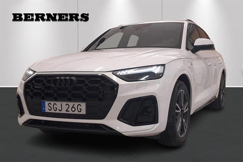Vit Begagnad 2022 Audi Q5 S-Line SUV | 479 900 kr (Lite dyr) - Bild 1/4