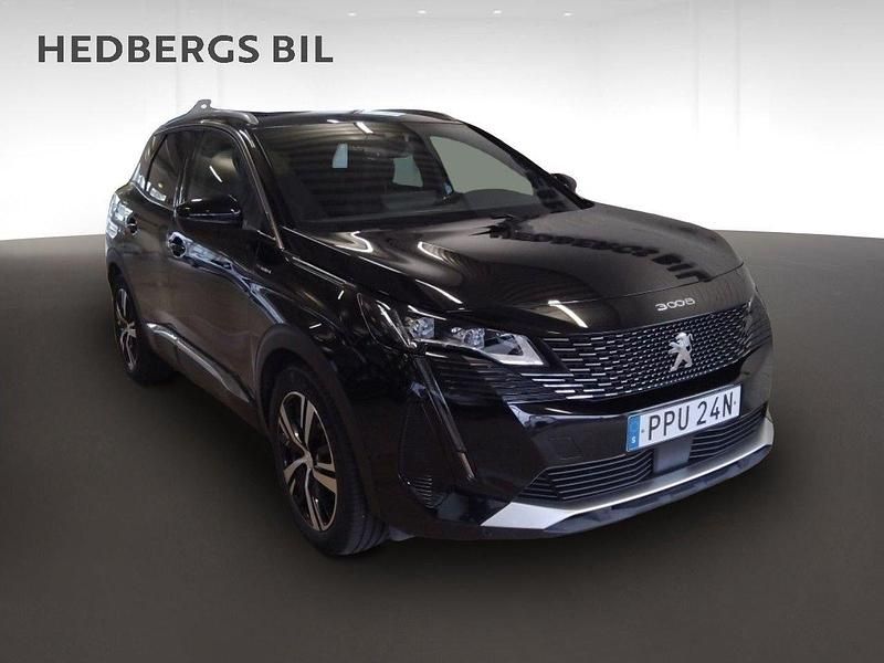 Svart Begagnad 2023 Peugeot 3008 GT SUV | 319 800 kr (Lite dyr) - Bild 1/4