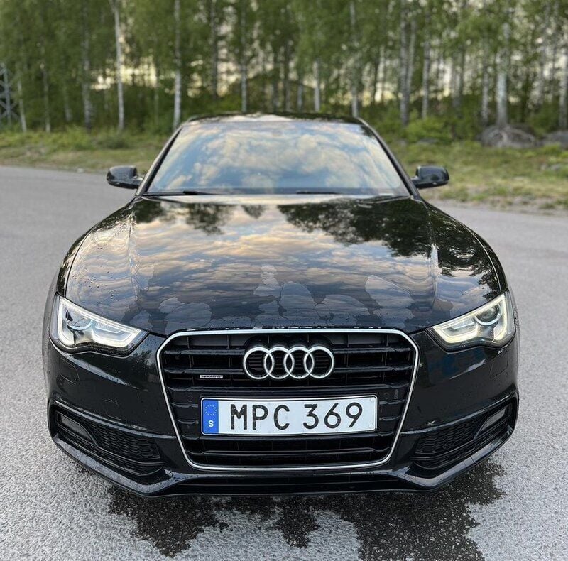 Svart Begagnad 2015 Audi A5 Sportback Halvkombi | 155 000 kr (Bra pris) - Bild 1/4