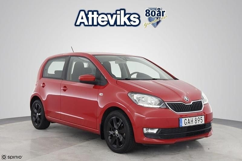 Röd Begagnad 2017 Skoda Citigo Halvkombi | 79 900 kr (Marknadspris) - Bild 1/3