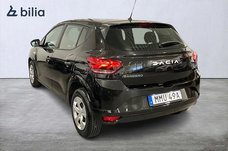 Begagnad Dacia Sandero Essentiel 91 HK (66 kW) 2022 Svart Halvkombi