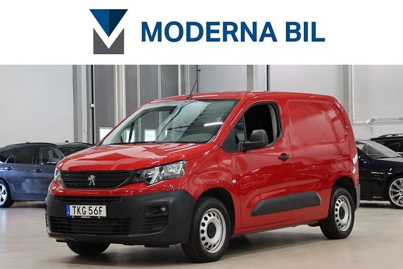 Röd Begagnad 2020 Peugeot Partner Minibuss | 159 900 kr (Bra pris) - Bild 1/4