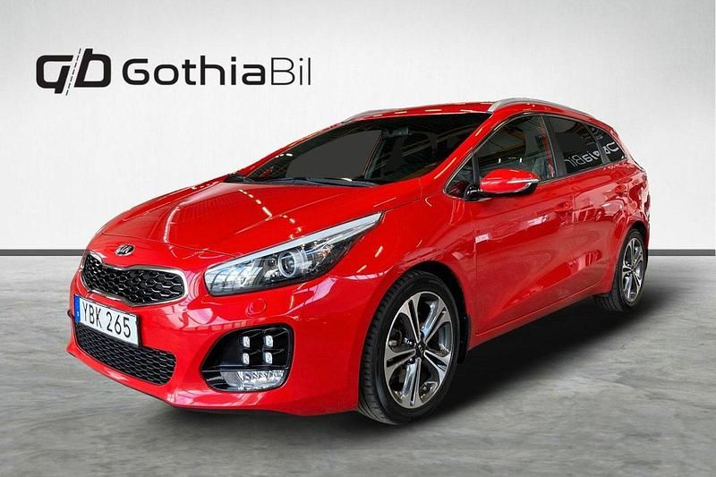 Röd Begagnad 2015 Kia Ceed Sportswagon GT-Line Kombi | 149 900 kr (Marknadspris) - Bild 1/4