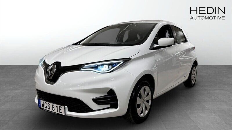 Vit (white) Begagnad 2021 Renault Zoe Halvkombi | 169 900 kr (Marknadspris) - Bild 1/4