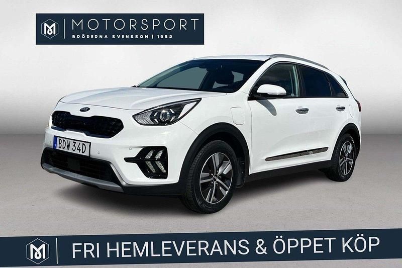 Vit Begagnad 2019 Kia Niro Advance SUV | 214 900 kr (Marknadspris) - Bild 1/3