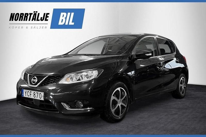 Svart Begagnad 2016 Nissan Pulsar Halvkombi | 79 900 kr (Bra pris) - Bild 1/3