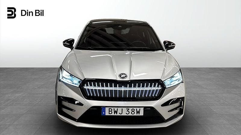 Begagnad Skoda Enyaq iV RS 250 kW (340 HK) 2024 Brilliant silver metallic SUV