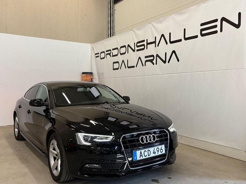 Svart Begagnad 2013 Audi A5 Sportback Halvkombi | 139 900 kr (Marknadspris) - Bild 1/4
