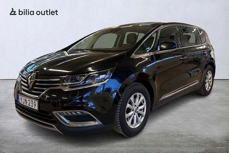 Begagnad Renault Espace 160 HK (117 kW) 2016 Svart Minibuss