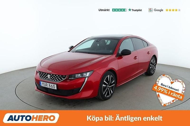 Begagnad Peugeot 508 GTi 227 HK (166 kW) 2018 Ljusröd Sedan