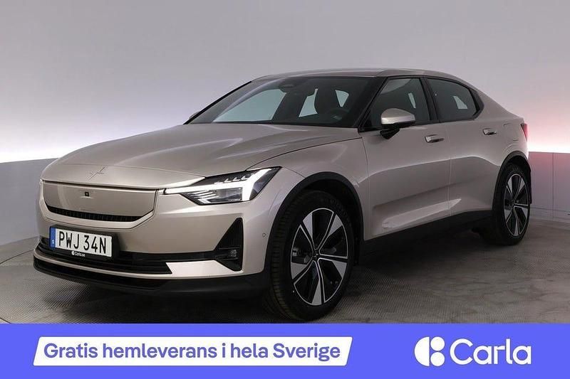 Ljusgrå Begagnad 2023 Polestar 2 Pilot Halvkombi | 403 900 kr (Lite dyr) - Bild 1/4