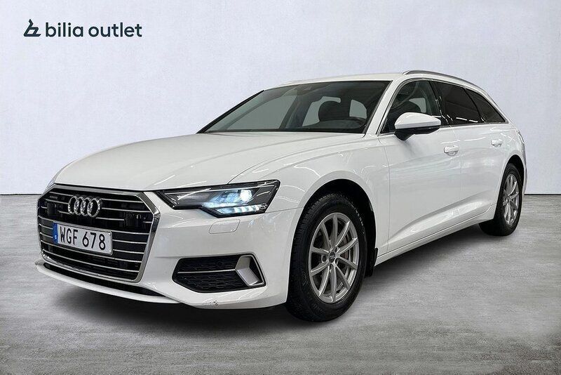 Vit Begagnad 2018 Audi A6 Sport Kombi | 319 000 kr (Marknadspris) - Bild 1/4