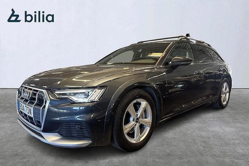Mörkgrå Begagnad 2022 Audi A6 Allroad Design Kombi | 409 000 kr (Marknadspris) - Bild 1/4