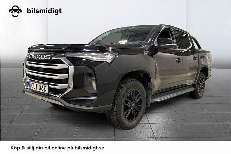 Svart Begagnad 2022 Maxus e-T90 Pickup | 339 900 kr (Marknadspris) - Bild 1/3