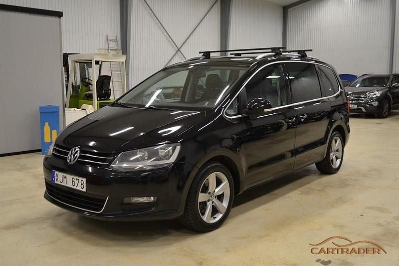 Begagnad VW Sharan 150 HK (110 kW) 2011 Svart Minibuss