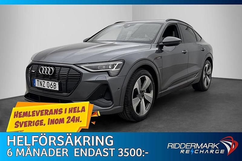 Begagnad Audi e-tron S-Line 300 kW (408 HK) 2020 Grå SUV