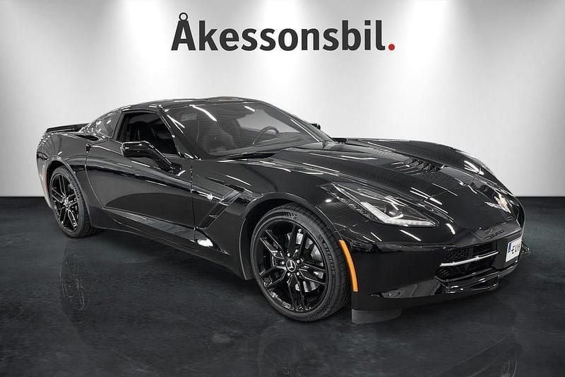 Begagnad Chevrolet Corvette C7 457 HK (336 kW) 2014 Svart Sportkupé