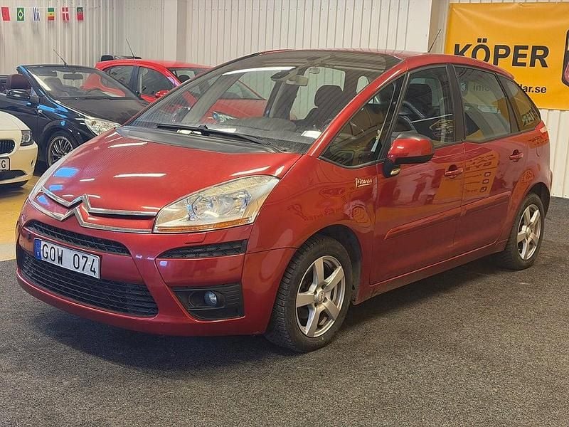 Begagnad Citroën C4 Picasso 109 HK (80 kW) 2007 Röd Minibuss