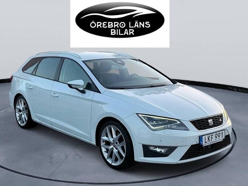 Begagnad Seat Leon ST FR 184 HK (135 kW) 2014 Vit Kombi