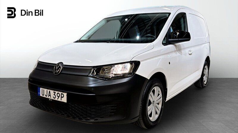 Vit (candyvit) Begagnad 2023 VW Caddy Minibuss | 339 900 kr (Marknadspris) - Bild 1/4